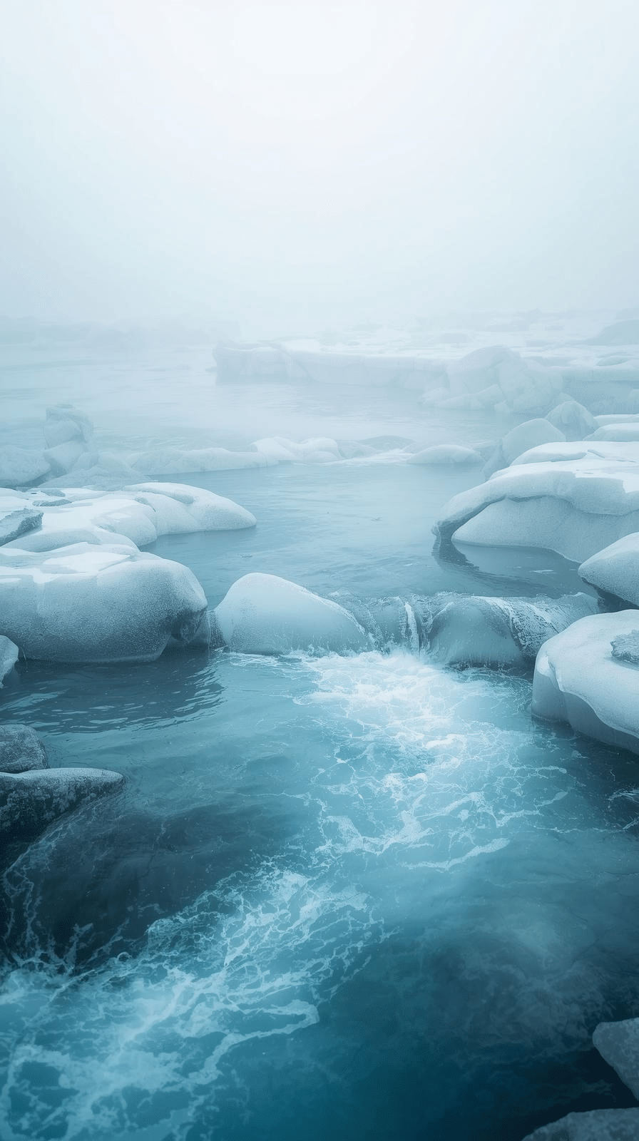 Ice Blue River
