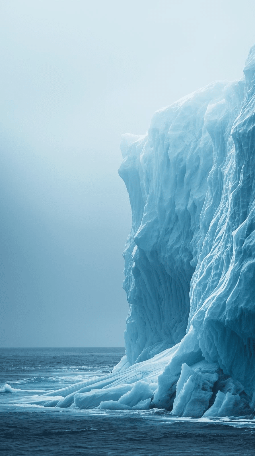 ice blue coastline