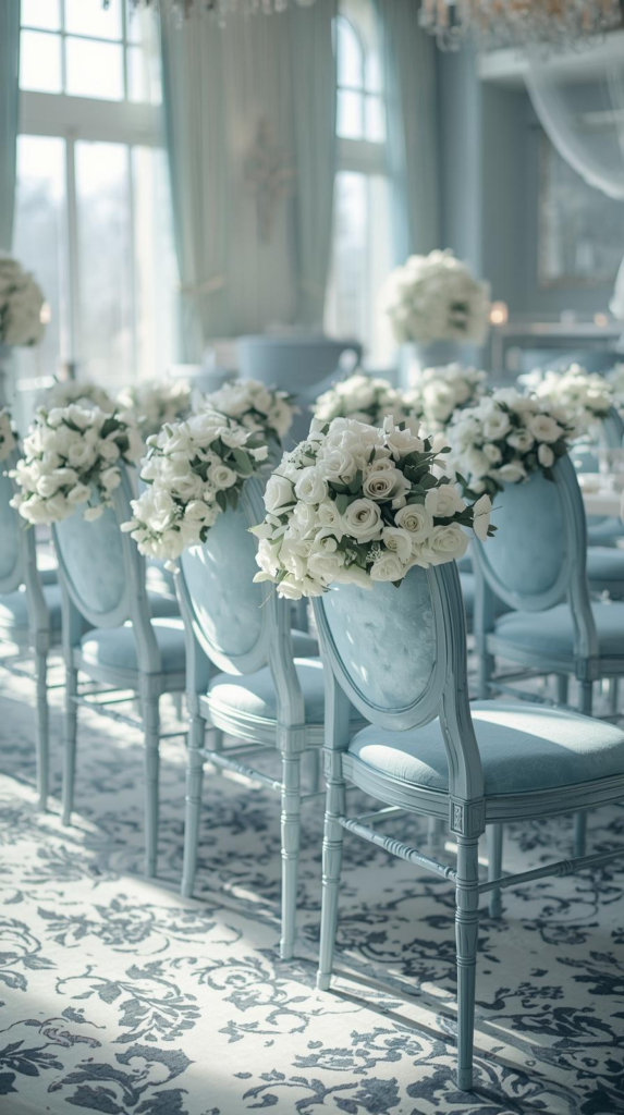Iceblue Wedding Chair