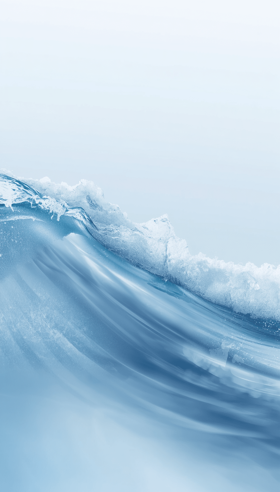 ice blue wave