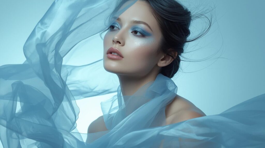 Ice Blue Makeup Ideas