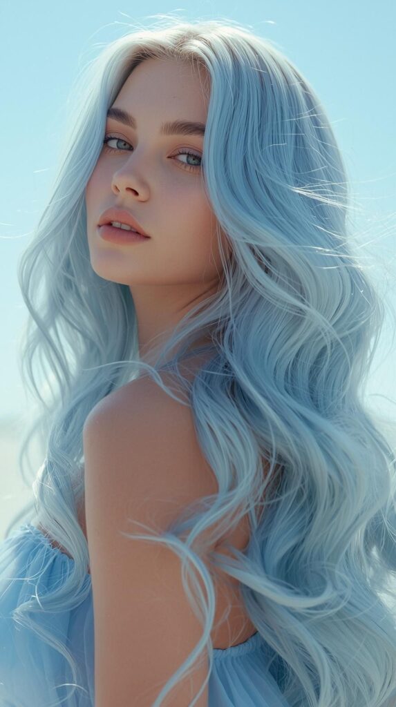 Ice Blue Beachwaves