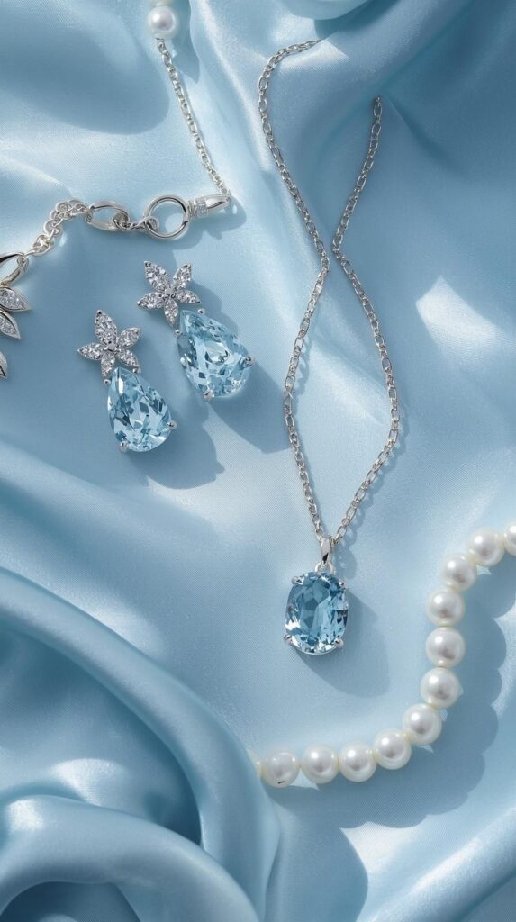 Ice Blue Bridal Jewelry