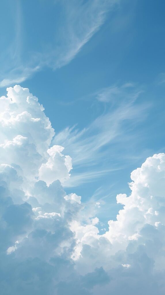 Ice Blue Cloud and Sky Wallpapers