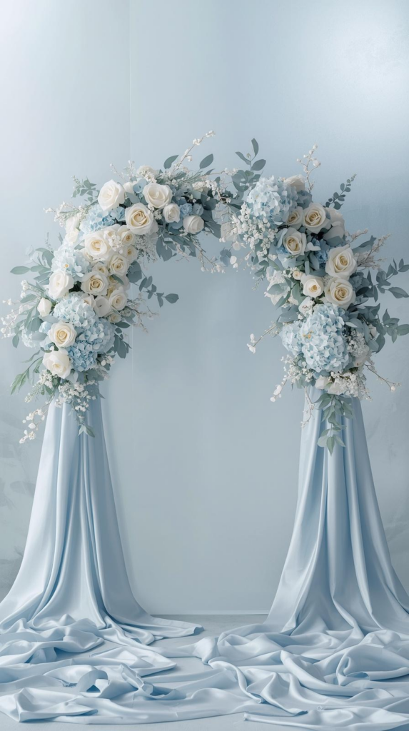 Ice Blue Elegant Arch
