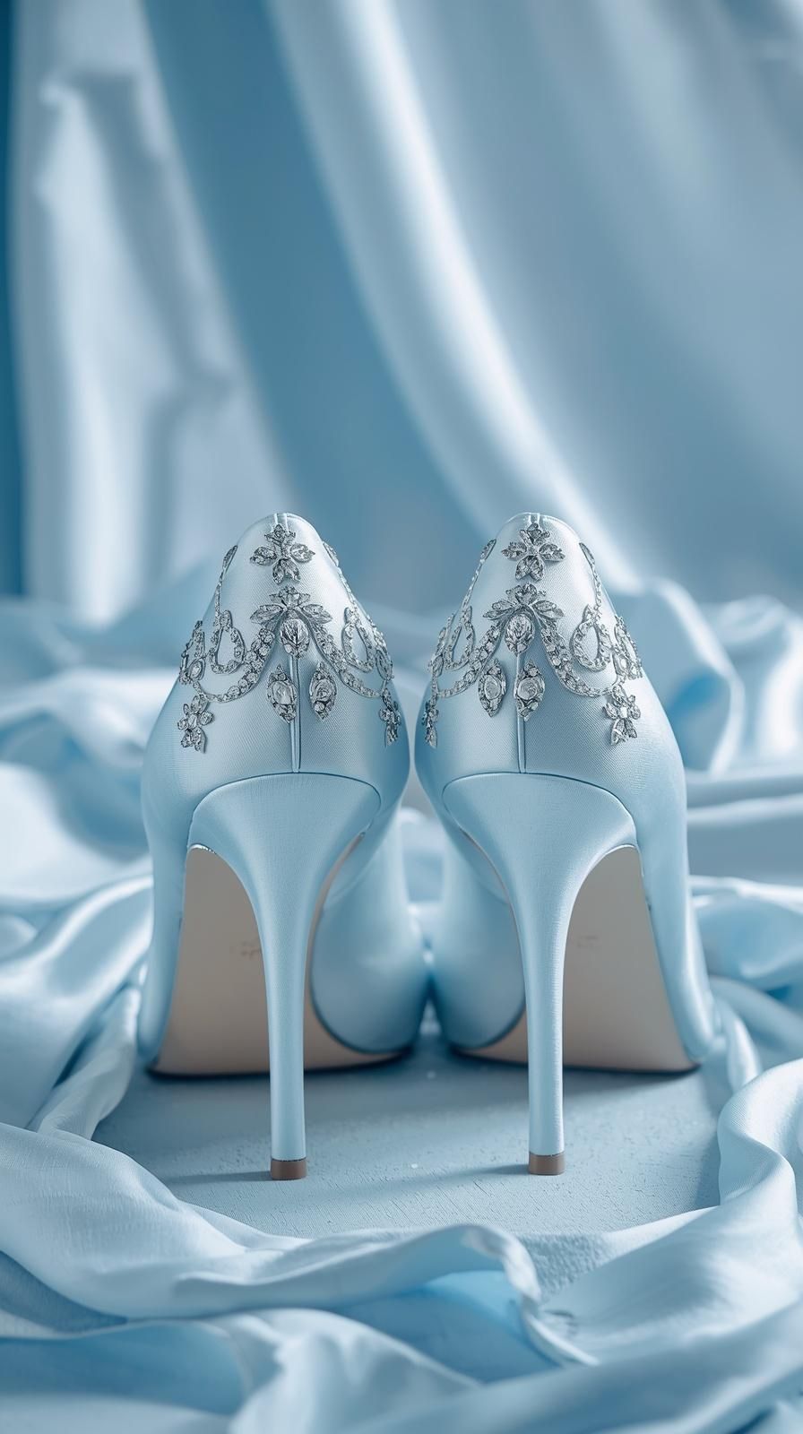 Ice Blue Wedding Shoes