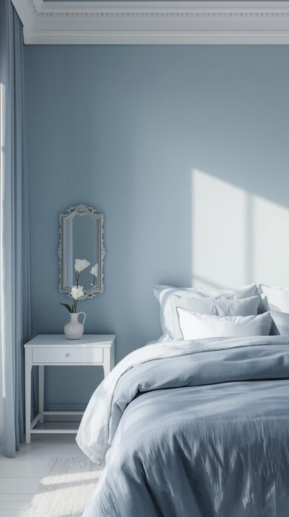 Ice Blue Bedroom Furniture and decor ideas