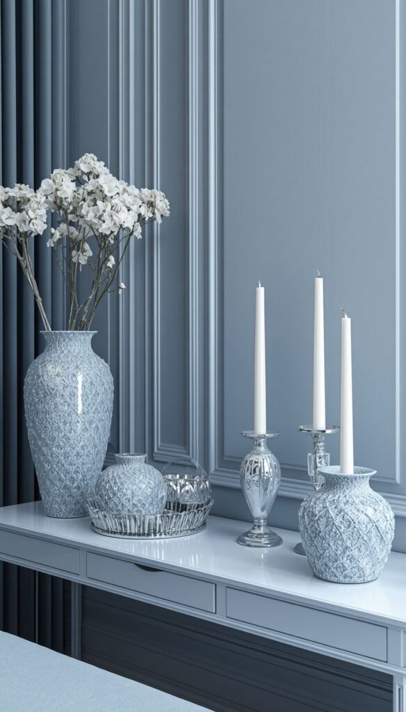 Ice Blue Living Room
Decor