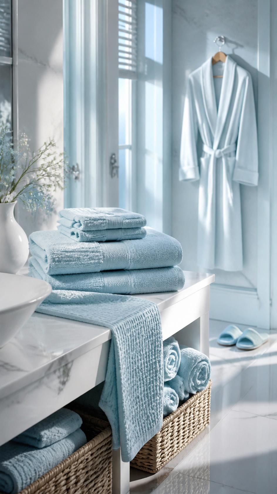 Ice Blue Towels for Ice blue home spa